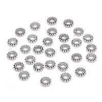 Zinc Alloy Spacer Beads, Donut, antique silver color plated, DIY, 8mm, Approx 