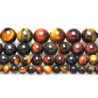 Tiger Eye Beads, Round, DIY mixed colors 