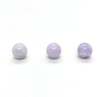 Dyed Marble Beads, Round, polished, DIY purple 