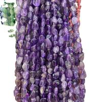 Natürliche Amethyst Perlen, Unregelmäßige, poliert, DIY, violett, 5x9mm, Länge:ca. 40 cm, ca. 55PCs/Strang, verkauft von Strang