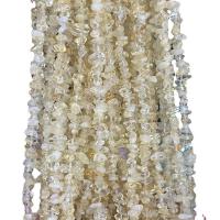 Chips de pierres précieuses , perles de citrine, Irrégulière, poli, DIY, Jaune Environ 80 cm, Environ Vendu par brin