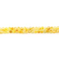 Джейд Радуга, разноцветный нефрит, Круглая, полированный, DIY, желтый, 6mm, Приблизительно 62ПК/Strand, продается Strand