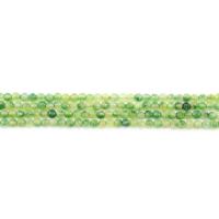 Regenbogen Jade, rund, poliert, DIY & facettierte, grün, 4mm, ca. 90PCs/Strang, verkauft von Strang