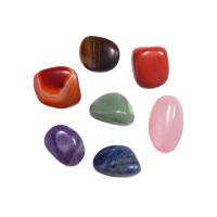 Decoración de semi piedras preciosas, Irregular, 7 piezas & diferentes estilos para la opción, color mixto, 7PCs/Set, Vendido por Set
