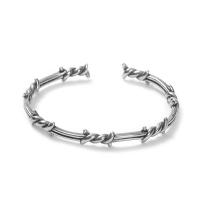 Titanium Steel Cuff Bangle, fashion jewelry & Unisex Inner Approx 60mm 