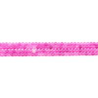 Окрашенная мраморные шарики, окрашенный мрамор, Круглая, полированный, DIY, розовый кармин, 4mm, Приблизительно 90ПК/Strand, продается Strand