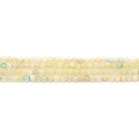 Regenbogen Jade, rund, poliert, DIY & facettierte, gelb, 4mm, ca. 90PCs/Strang, verkauft von Strang