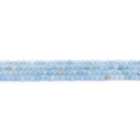 Окрашенная мраморные шарики, окрашенный мрамор, Круглая, полированный, DIY & граненый, цвет морской голубой, 4mm, Приблизительно 90ПК/Strand, продается Strand