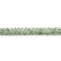 Prehnit-Perlen, Prehnit, rund, poliert, DIY & verschiedene Größen vorhanden, grün, Länge:ca. 38 cm, verkauft von Strang