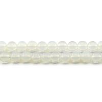 Meer Opal Perlen Schmuck, rund, poliert, DIY & verschiedene Größen vorhanden, weiß, Länge:ca. 38 cm, verkauft von Strang