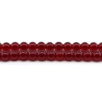 Round Crystal Beads, polished, DIY Garnet Approx 38 cm 