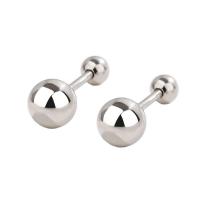 Sterling Silver Stud Earring, 925 Sterling Silver, platinum color plated & for woman 