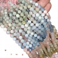Perles de morganite, poli, DIY & facettes, couleurs mélangées, 7mm cm, Vendu par brin