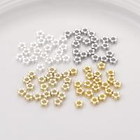 Brass Spacer Beads, Flower, plated, DIY 