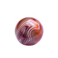 agate Madagascar sphère de boule, Rond, normes différentes pour le choix, rouge, Vendu par PC