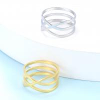 Stainless Steel Finger Ring, 304 Stainless Steel, Vacuum Ion Plating, fashion jewelry & for woman 10.5mm 