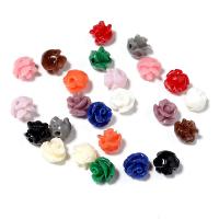 Resin Jewelry Beads, Flower, DIY 6mm, Approx 