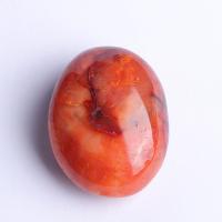 Agate Decoration, Red Agate, irregular, for home and office red 