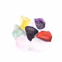 Décoration de pierre perles, pierre gemme, envoyé au hasard, couleurs mélangées, 20-30mm, Vendu par PC