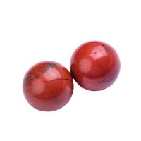 Red Jasper Decoration, Round, for home and office red 