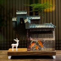 Porzellan Ornament der Wasserquelle, handgemacht, für Zuhause und Büro & nachhaltiges, 350x360mm, verkauft von PC