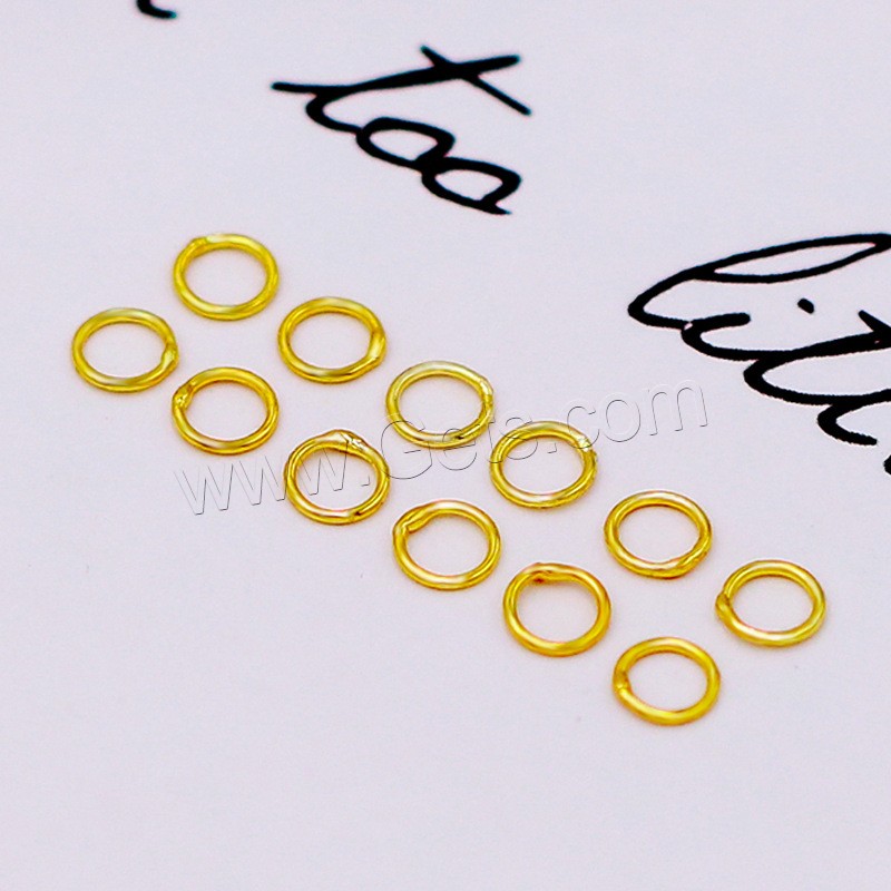 Brass Soldered Jump Ring, plated, DIY & different size for choice, more colors for choice, Sold By PC