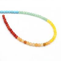 Mixed Gemstone Beads, Round, DIY mixed colors 