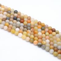 Feuerzeug Imperial Jade Perle, rund, DIY & verschiedene Größen vorhanden, gemischte Farben, verkauft von Strang