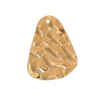 Colgantes de la joyería de cobre amarillo, metal, chapado en color dorado, unisexo & superficie bache, dorado, 30x23mm, aproximado 10PCs/Bolsa, Vendido por Bolsa