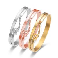 Titanium Steel Bangle, Vacuum Ion Plating, fashion jewelry & for woman 10mm, Inner Approx 