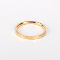 Stainless Steel Finger Ring, 304 Stainless Steel, Heart, 18K gold plated & for woman, US Ring 