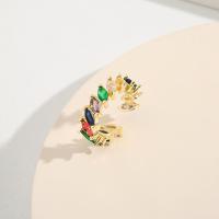 銅 カフ指輪, 純正ゴールド, 調整 & マイクロパヴェジルコニア & 女性用, 6mm, 売り手 パソコン