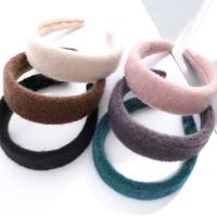Hair Bands, Wool Fabric, handmade, for woman 40mm 