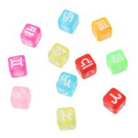 Émail acrylique perles, cadre, DIY & modèles différents pour le choix & émail, plus de couleurs à choisir Environ 4mm, Vendu par sac