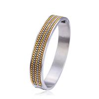 Titanium Steel Bracelet & Bangle, Donut, Vacuum Ion Plating, fashion jewelry & for woman 12mm, Inner Approx 