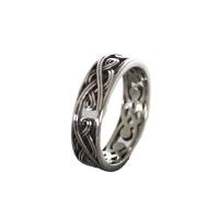 Stainless Steel Finger Ring, 304 Stainless Steel, Unisex & hollow, US Ring 