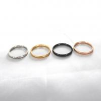 Stainless Steel Finger Ring, 304 Stainless Steel, Vacuum Ion Plating, Unisex US Ring 