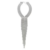 Fashion Fringe Necklace, Zinc Alloy, with 2.75 inch extender chain, plated, for woman Approx 15.35 Inch 