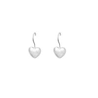 Brass Drop Earring, Heart, high quality plated, fashion jewelry & for woman 
