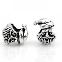 Zinc Alloy European Beads, silver color plated, DIY Approx 