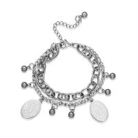 Titanium Steel Bracelet & Bangle, polished, for woman, silver color .46 Inch 
