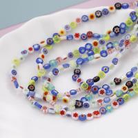 Millefiori Slice Lampwork Beads, Millefiori Lampwork, DIY mixed colors Approx 14.96 Inch 