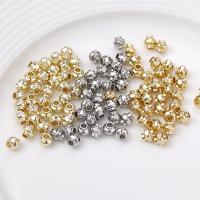 Weinlese Messing Perlen, plattiert, DIY, keine, 5x5mm, Bohrung:ca. 2mm, 10PCs/Tasche, verkauft von Tasche