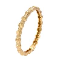 Brass Bangle, real gold plated & for woman, gold, 60mm 