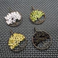 Pendentif arbre de vie, laiton, avec pierre gemme, bijoux de mode & DIY & unisexe, plus de couleurs à choisir Vendu par PC
