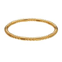 Titanium Steel Bracelet & Bangle, gold color plated, fashion jewelry & for woman 200mm 