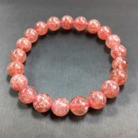 Strawberry Quartz Bracelet, fashion jewelry & for woman, 9.6-10mm cm 