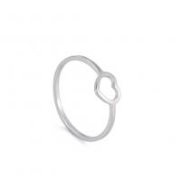 Stainless Steel Finger Ring, 304 Stainless Steel, Heart, plated, fashion jewelry & for woman & hollow, 1mmu30011mmu 