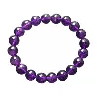 Аметист браслет, ювелирные изделия моды & Мужская & разный размер для выбора, фиолетовый, длина:18 см, продается PC