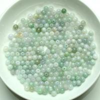 Jade Birma Perle, Burma Jade, rund, geschnitzt, DIY & verschiedene Größen vorhanden, grün, verkauft von PC